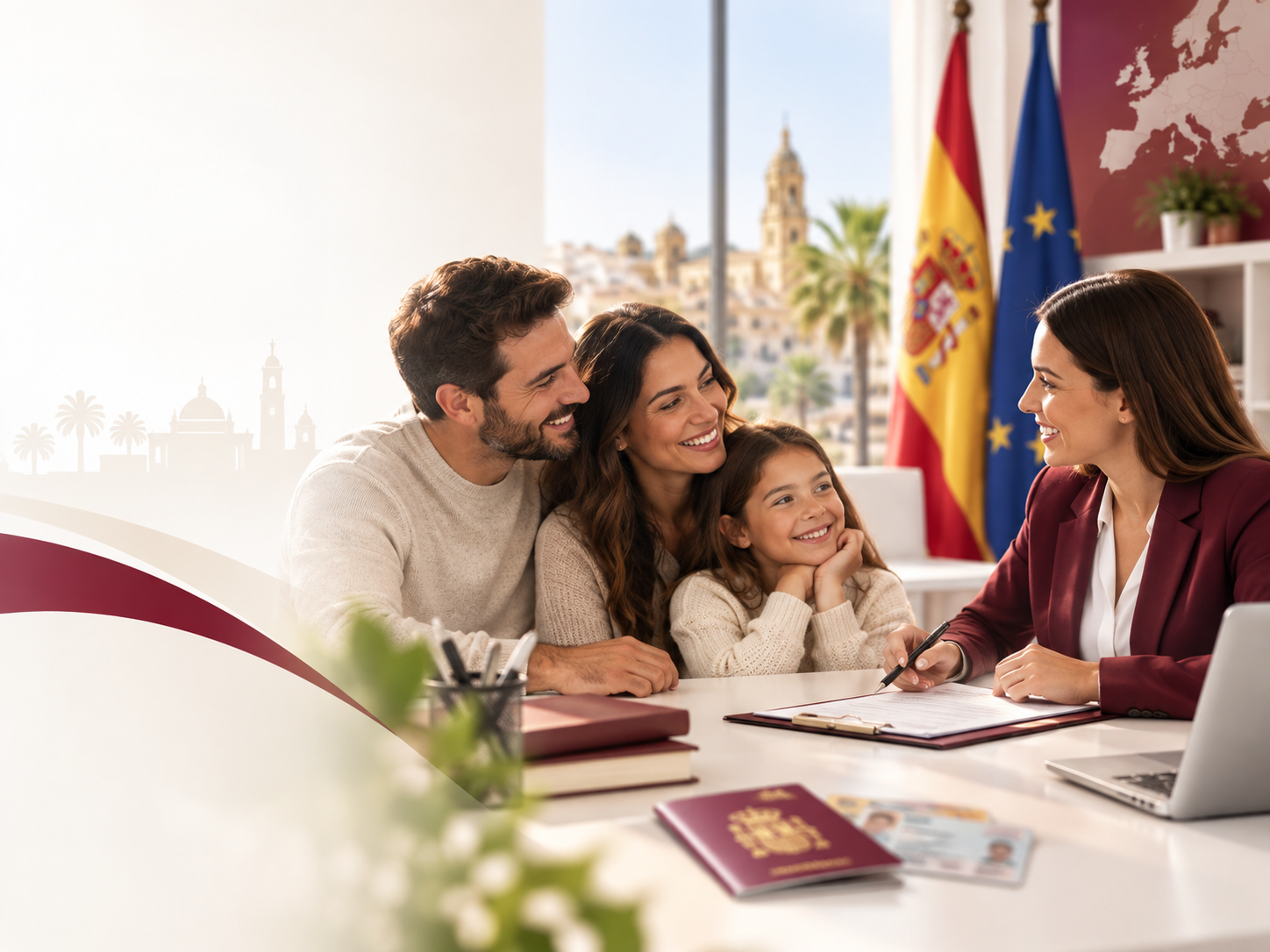 Consulta familiar sobre inmigración en España