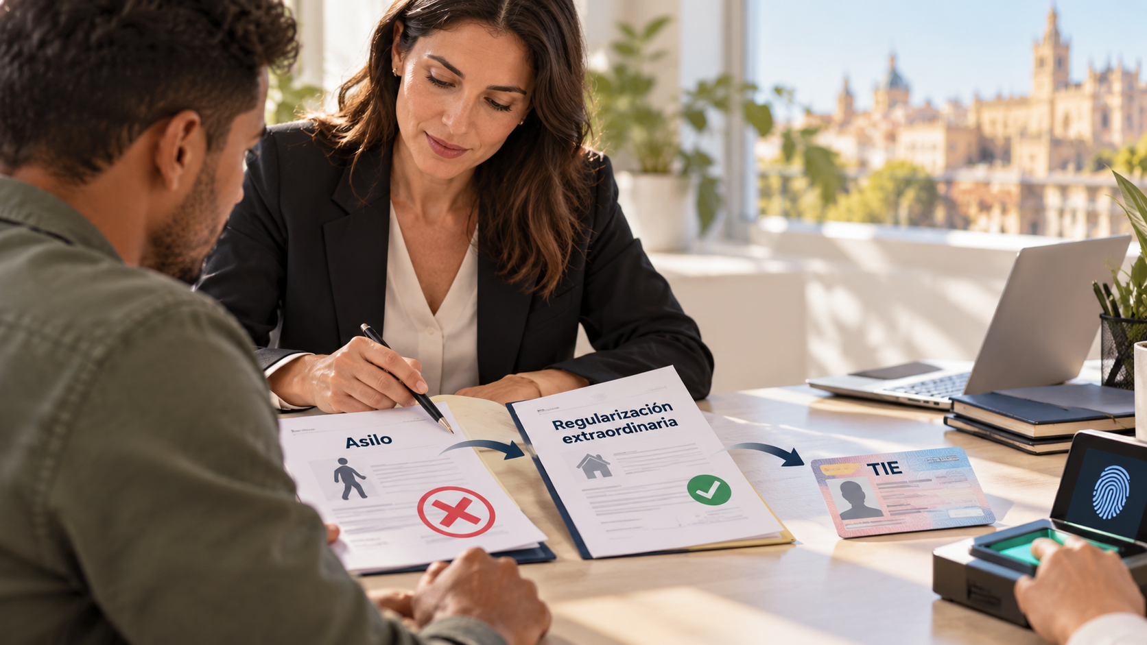 Regularización extraordinaria y asilo: ¿cuándo hay que desistir para obtener la TIE?